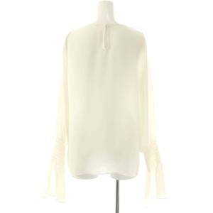 Lisiere L'Appartement Shirring Blouse ブラウス プルオーバー 長袖 ホワイト /HK OS