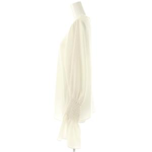 Lisiere L'Appartement Shirring Blouse ブラウス プルオーバー 長袖 ホワイト /HK OS