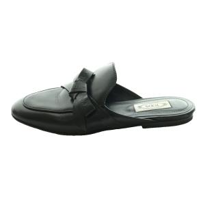 TOD'S レザースリッポン フラットシューズ 36 黒 ブラック /SS OS