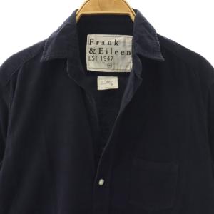 Frank&Eileen フランクアンドアイリーン EILEEN コーデュロイ スキッパーシャツ 長袖 XXS ネイビー /ES OS