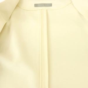 theory luxe FROST STRETCH JEANIE F カラーレスジャケット ノーカラージャケット 38 オフホワイト