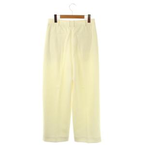 theory luxe 24SS COSIMO ELIO ワイドパンツ 38 アイボリー /AQ OS