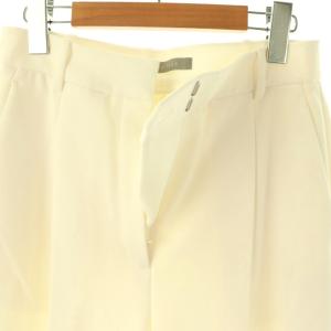 theory luxe 24SS COSIMO ELIO ワイドパンツ 38 アイボリー /AQ OS