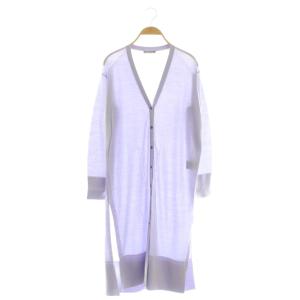 NORFOLK OLGA ロングカーディガン 36 紫 パープル /AQ OS