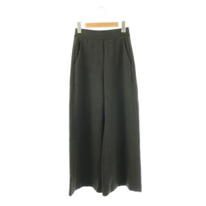 25AW DOUBLE KN LT N TAILOR A LINE PO パンツ ワイド ニット XXS