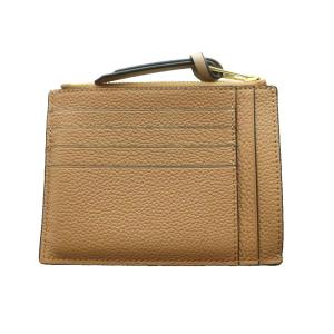 LOEWE スクエアコインカードホルダー ブラウン C660Z40X07