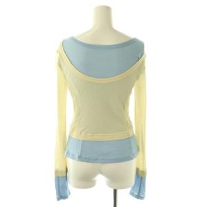 MAISON SPECIAL 26SS 2way Neck Bicolor Comfort Top トップス カットソー リブ F イエロー