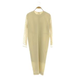 ドライダブルクロス レースコンビワンピース 36 ベージュ /AQ OS