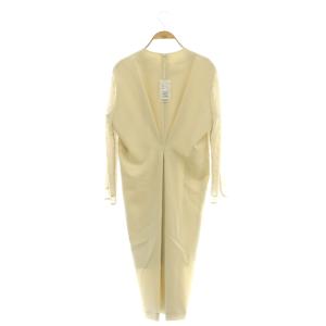 BALLSEY ドライダブルクロス レースコンビワンピース 36 ベージュ /AQ OS