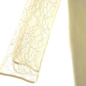 BALLSEY ドライダブルクロス レースコンビワンピース 36 ベージュ /AQ OS