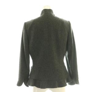 miss ashida スーツ セットアップ ジャケット スカート ウール 7 チャコールグレー /DF OS