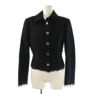 VALENTINO ROMA ジャケット シングル スカート ミニ タイト セットアップ 38 ブラック /HK OS