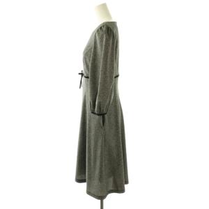 M'S GRACY Comfortable High Waist One-piece ワンピース 38 グレー 黒 ブラック