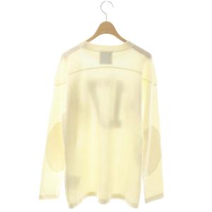 INSCRIRE 24AW Football Tee ニットカットソー セーター M アイボリー ネイビー /ES OS