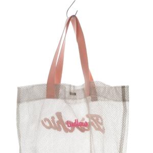 LUDLOW メッシュトートバッグ SIXIEME GINZA別注 ハンドバッグ グレージュ ピンク /SR