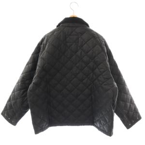 Barbour TRANSPORT キルティングブルゾン 38 ブラック