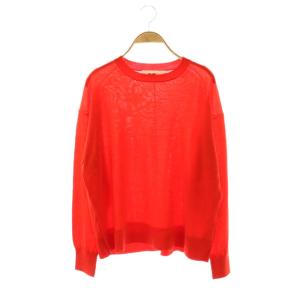 24AW IENA BLACK ステイシーニット プルオーバー F レッド /DF OS