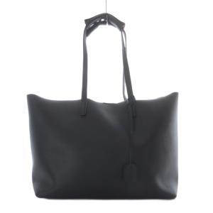 ショッピング トートバッグ レザー ブラック 600281