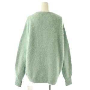 Plage Fur Nuance プルオーバー ニット セーター 長袖 ブルー /HK OS