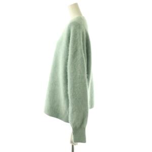 Plage Fur Nuance プルオーバー ニット セーター 長袖 ブルー /HK OS