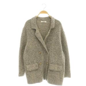 24AW ニットジャケット アウター F ベージュ /NR OS