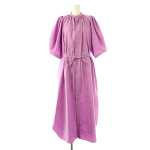 T/C BALLOON SLEEVE DRESS ワンピース 1 ラベンダー