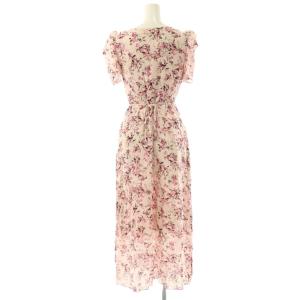 SNIDEL 25SS Sustainaレーヨンカシュクールワンピース 花柄 00 ピンク マルチカラー /CX OS