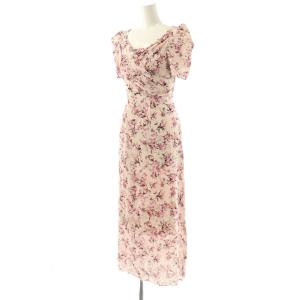 SNIDEL 25SS Sustainaレーヨンカシュクールワンピース 花柄 00 ピンク マルチカラー /CX OS