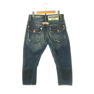 DSQUARED2 ワッペンデニムパンツ ジーンズ ジッパーフライ 38 インディゴブルー /DO OS