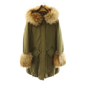 中綿 ミリタリーコート 38 カーキ /AQ OS