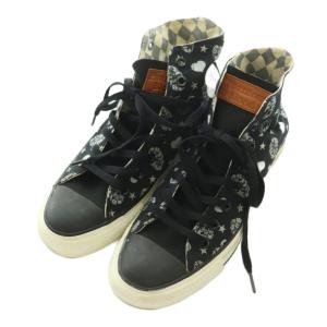 CONVERSE × ジョジョの奇妙な冒険 オールスター ハイカット スニーカー シューズ US7.5 26.0cm 黒