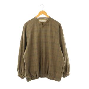 24AW TRチェックZipブルゾン ジップアップ マルチカラー /DO OS