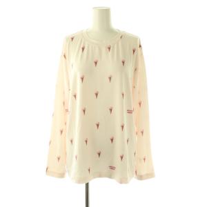 gelato pique アイス柄 カットソー 長袖 パンツ セットアップ ルームウェア F ピンク /HK OS