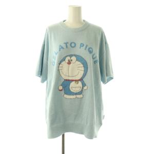 gelato pique 25AW ドラえもん ジャガードプルオーバー&ショートパンツ セットアップ ルームウェア F ライトブルー