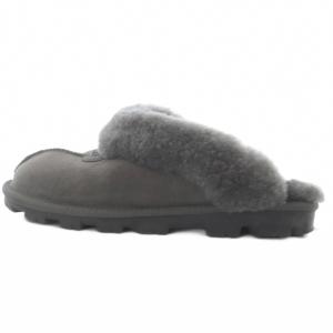 UGG australia コケット サボ シープスキン スリッポン 23cm グレー 5125 /SR