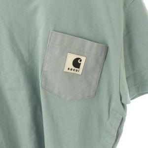 sacai ×CARHARTT WIP Tシャツ 3 サックスブルー 23-0557S