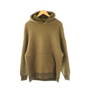 military pile hoodie フーディー パーカー プルオーバー カーキ /HK OS SH