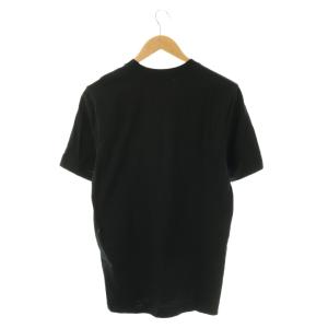 MSGM ロゴ プリント Tシャツ XS ブラック ゴールドカラー  /OK OS