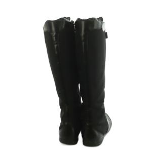 PRADA ロングブーツ レースアップ 37.5 24.5cm 黒 3W 4139 /MI OS