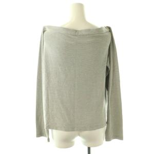 MM6 Maison Margiela 長袖カットソー ボートネック S グレー S32MA0218 /CX OS