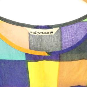 mina perhonen ss1633 jelly ノースリーブブラウス リネン 36 マルチカラー /HK OS