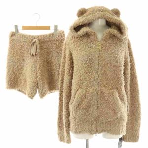 ハロウィン クマモコパーカ ショートパンツ セット ルームウエア F ベージュ /CX OS