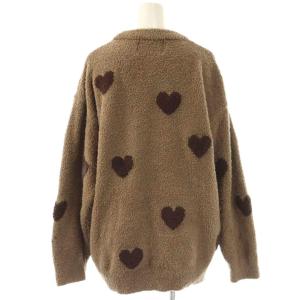 gelato pique ベビモコハートジャガードプルオーバー ショートパンツ セットアップ ルームウェア F ブラウン /ES