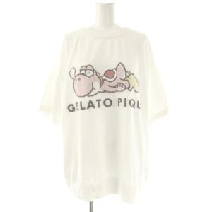 gelato pique ×スーパーマリオ ヨッシー ジャガードプルオーバー ショートパンツ セットアップ F ホワイト ピンク