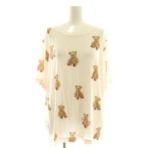 gelato pique 23SS PIQUEベア柄Tシャツ パンツ セット ルームウエア カットソー イージー  F ピンク マルチカラー