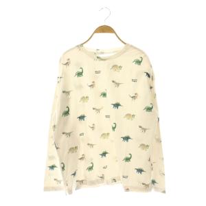 gelato pique ダイナソー柄ロンT パンツ セットアップ ルームウェア パジャマ F アイボリー マルチカラー /ES