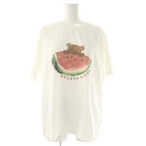 gelato pique  24SS フルーツアニマルワンポイントTシャツ ショートパンツ セット カットソー ルームウエア F