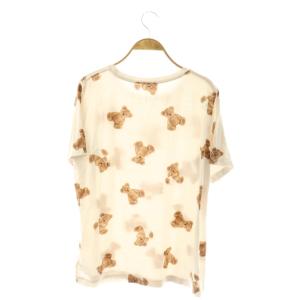 gelato pique ベアモチーフ抗菌防臭Tシャツ ショートパンツ セットアップ ルームウェア パジャマ F オフベージュ ブラウン