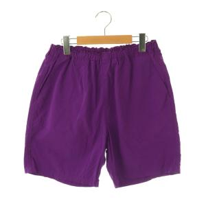 mini ショートパンツ ナイロン混 紫 パープル /ES OS
