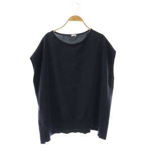 24AW コットンストレッチ NEOワイドクループルオーバー ベスト F ネイビー ドロップ 半袖 /OK
